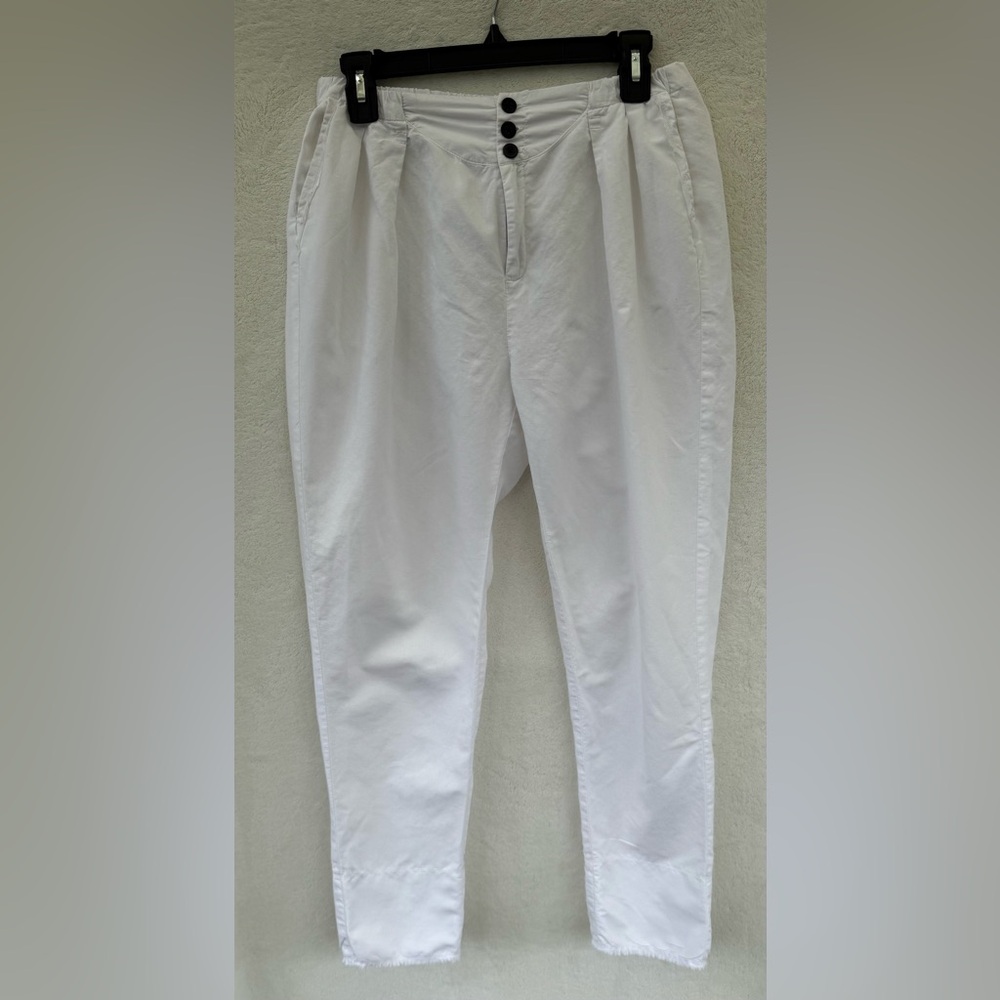 Burning Torch Heartland Linen Cotton Size S  Pant Women's  White USA